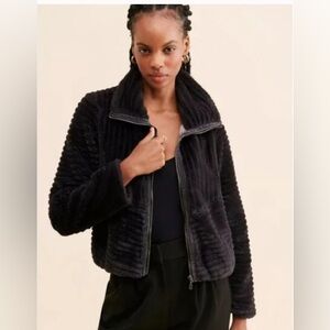 Anthropologie Natasha faux-fur jacket
